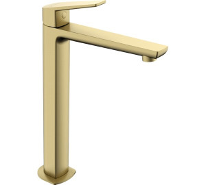 High single lever wash-basin mixer Brushed Gold Kloe